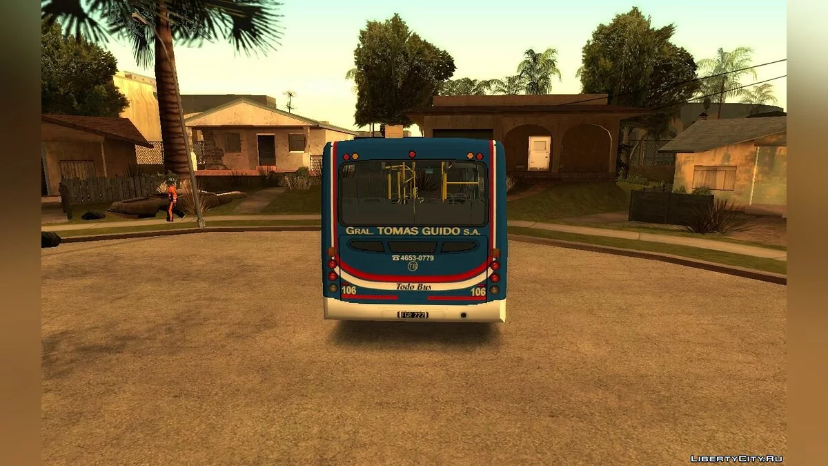 TodoBus Pompeya I Agrale MT12 - Лінія 84 / GTA San Andreas