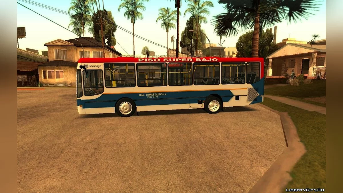 TodoBus Pompeya I Agrale MT12 - Лінія 84 / GTA San Andreas