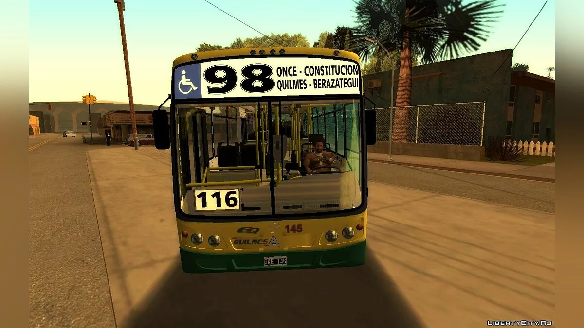 Todo Bus Agrale MT17 - Линия 98 / GTA San Andreas