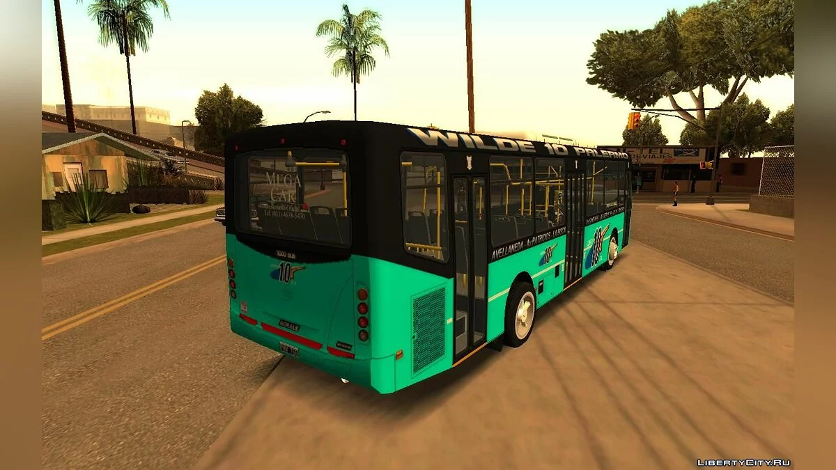 TodoBus Pompeya II Agrale MT17 - Линия 10 / GTA San Andreas