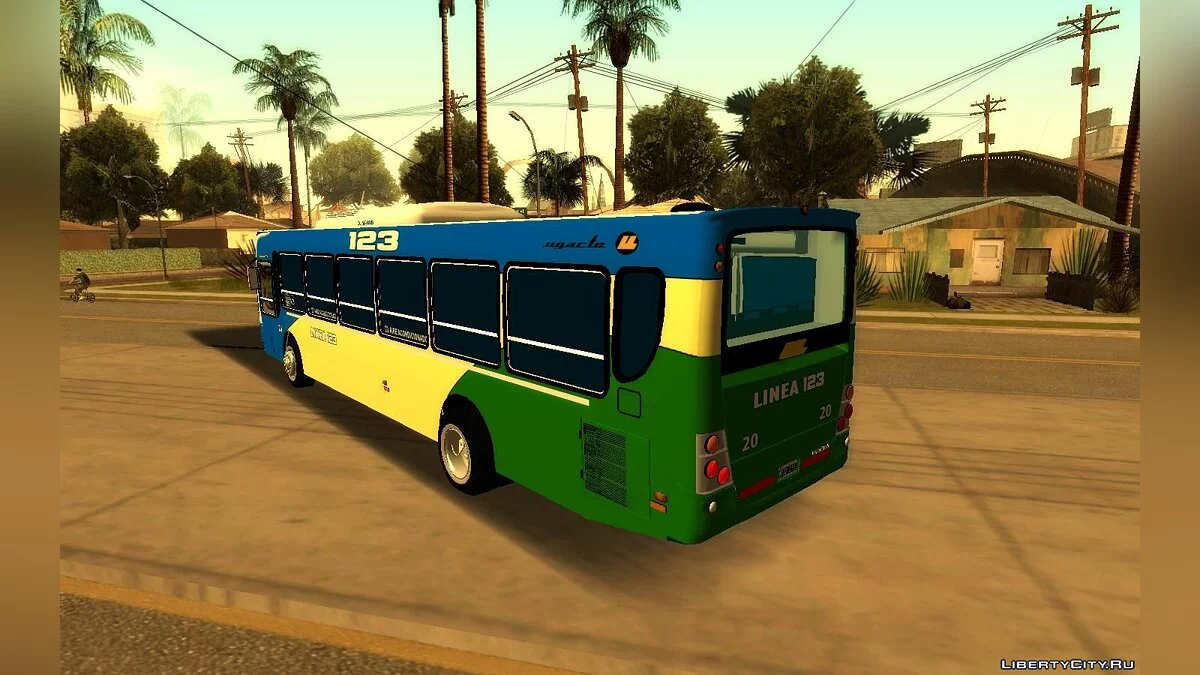 Ugarte Europeo Mercedes Benz 1718 - Line 123 / GTA San Andreas
