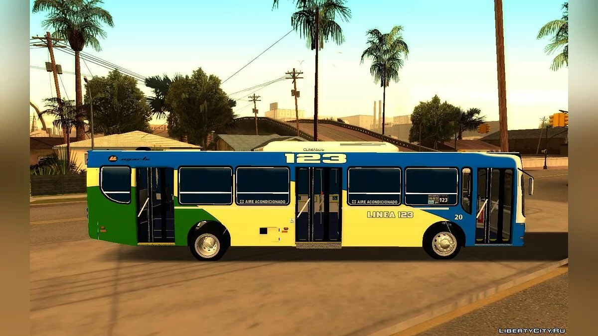 Ugarte Europeo Mercedes Benz 1718 - Line 123 / GTA San Andreas