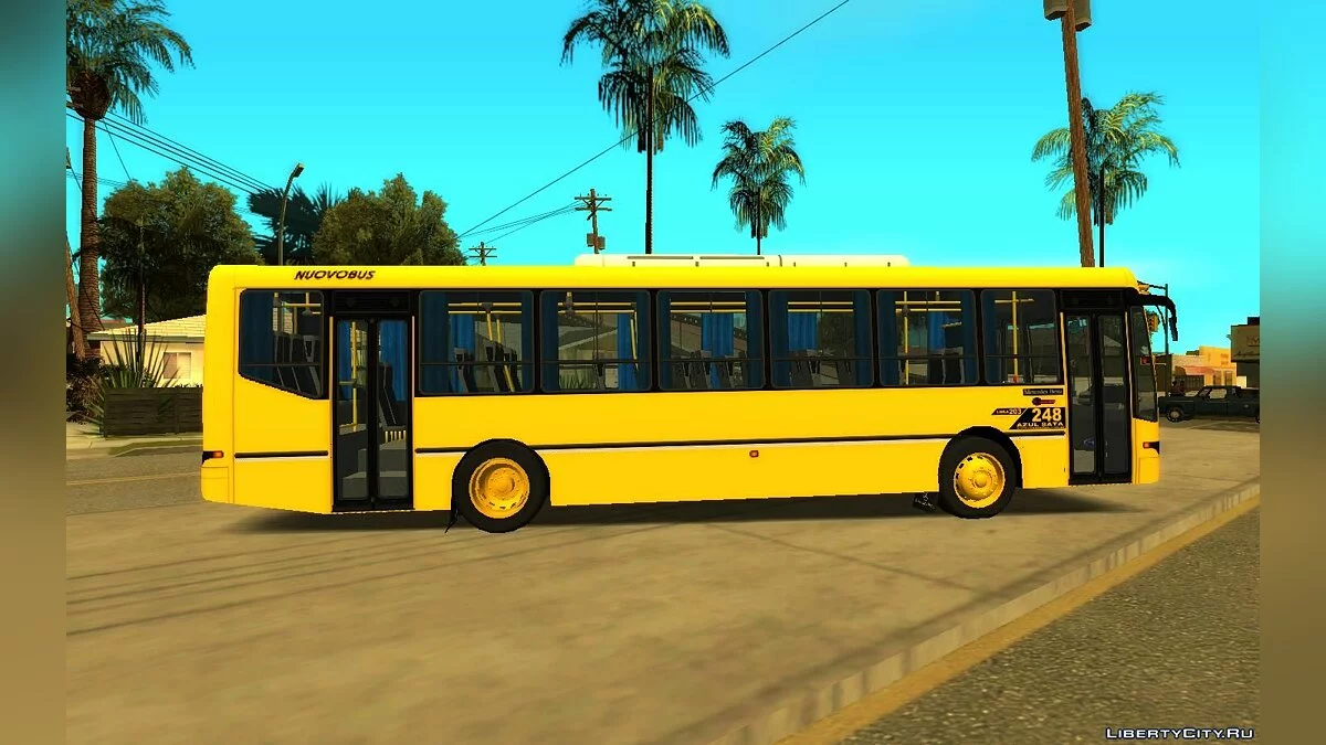 Nuovobus Bam-Bam MB OH1723L - Línea 203 Azul Sata / GTA San Andreas