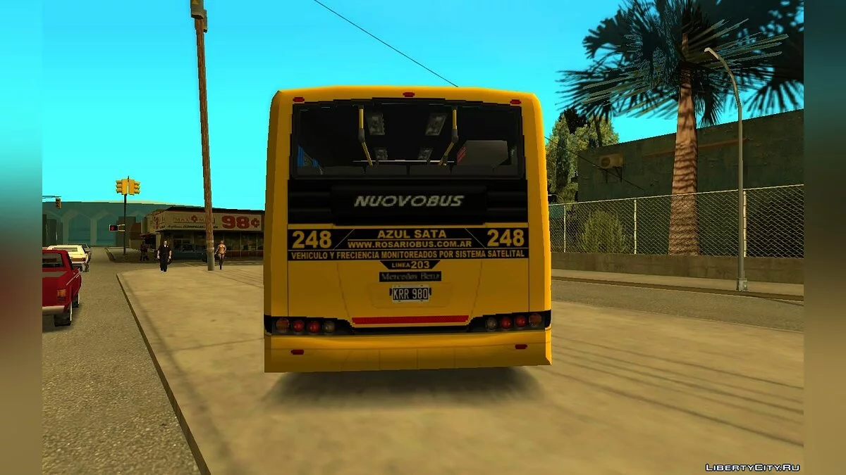 Nuovobus Bam-Bam MB OH1723L - Línea 203 Azul Sata / GTA San Andreas