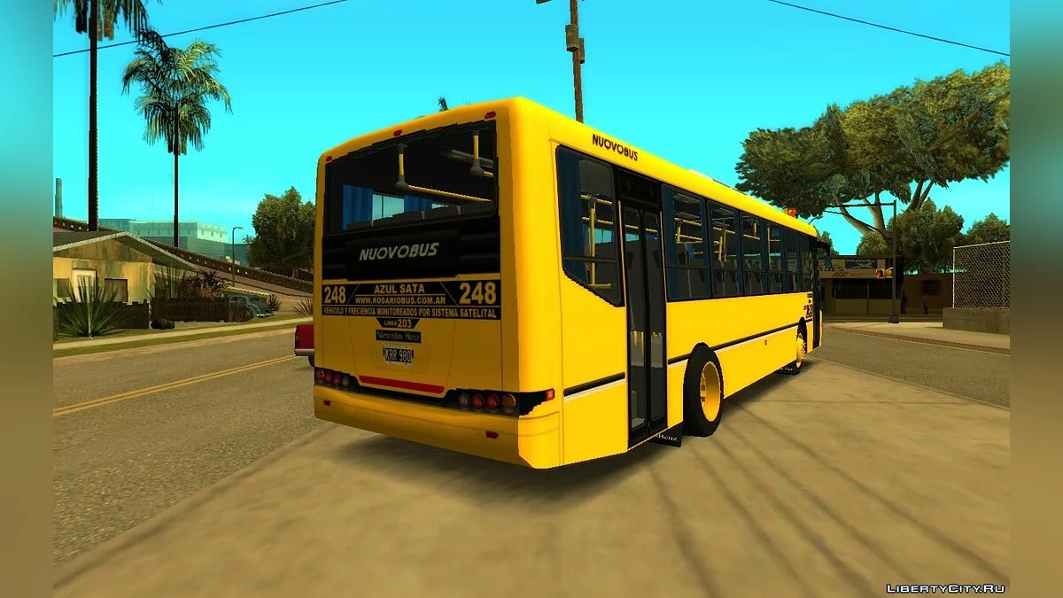 Nuovobus Bam-Bam MB OH1723L - Línea 203 Azul Sata / GTA San Andreas