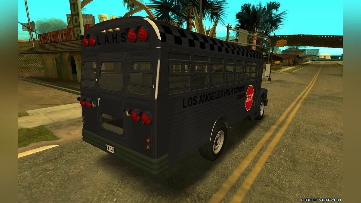 GTA 5 Vapid School Bus Los Angeles v1.0 / GTA San Andreas