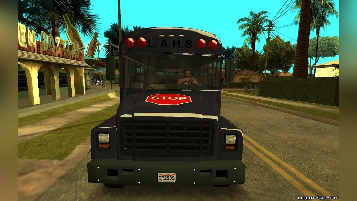 GTA 5 Vapid School Bus Los Angeles v1.0 / GTA San Andreas