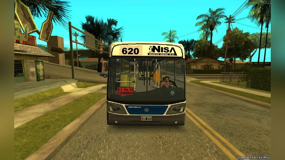 Italbus Bello MB OF1418 - Лінія 620 / GTA San Andreas
