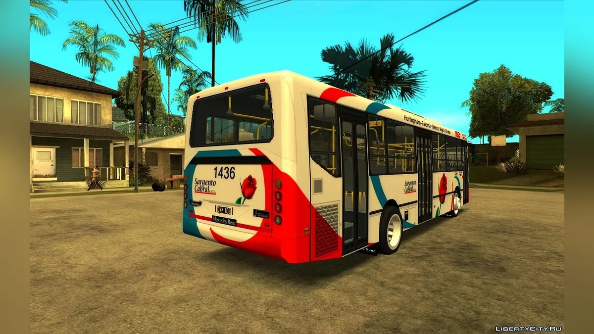 Metalpar Iguazu MB OH1618L - Лінія 182 / GTA San Andreas