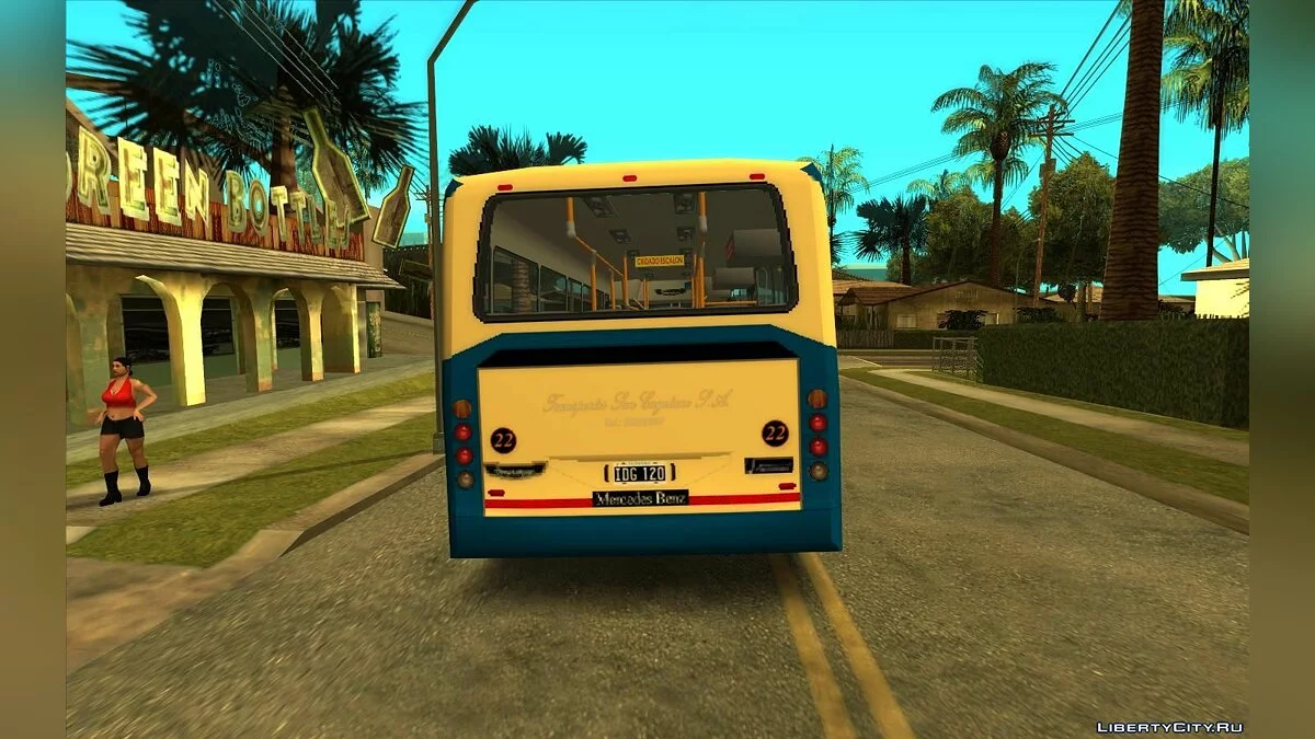 Metalpar Iguazu MB OH1618L - Línea 1 / GTA San Andreas