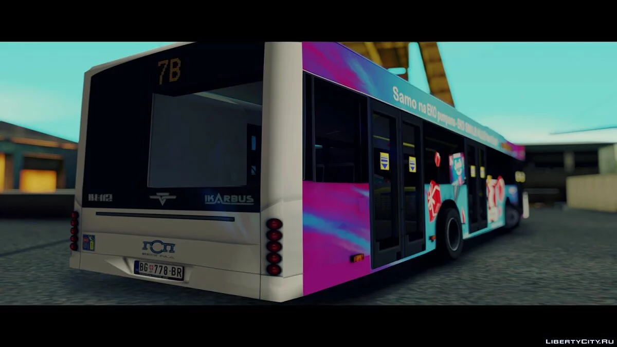 Ikarbus IK-112N GSP Beograd Eko smile / GTA San Andreas