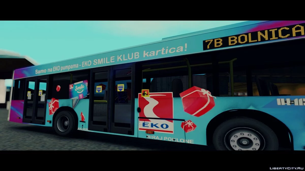 Ikarbus IK-112N GSP Beograd Eko smile / GTA San Andreas