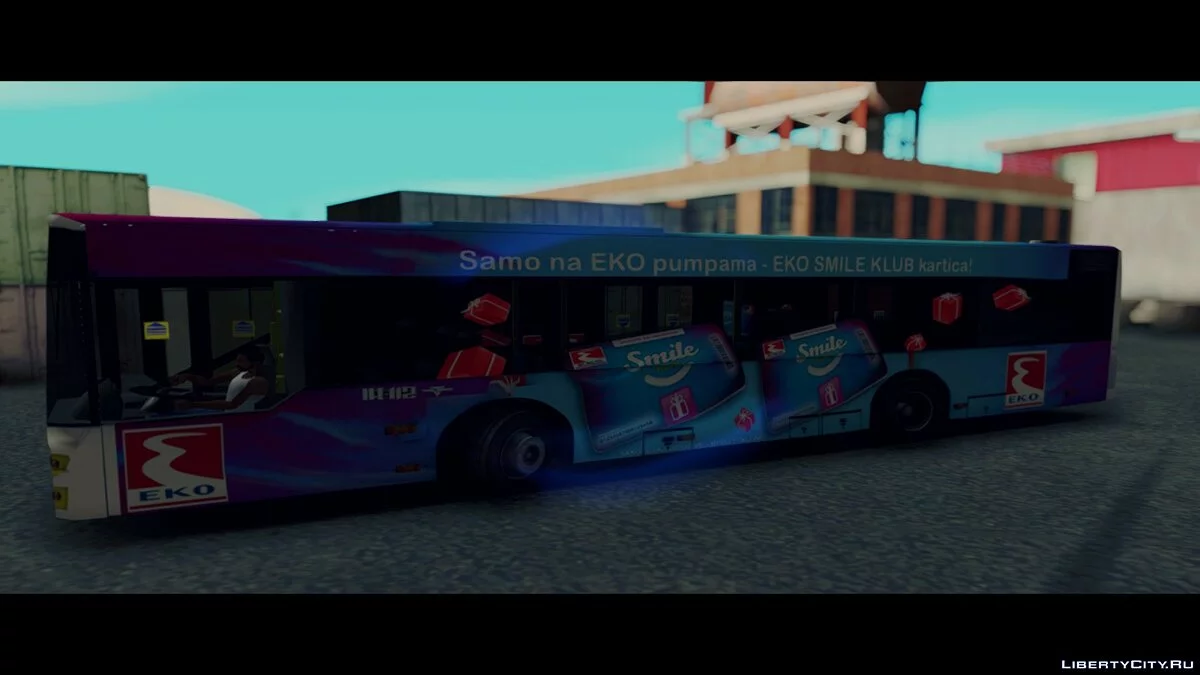 Ikarbus IK-112N GSP Beograd Eko senyum / GTA San Andreas