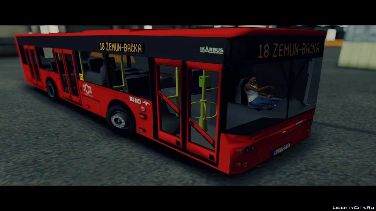 Ikarbus IK-112N GSP Belgrado / GTA San Andreas
