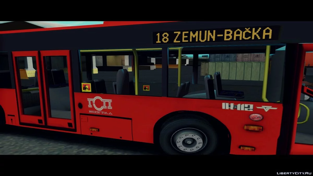 Ikarbus IK-112N GSP Belgrado / GTA San Andreas