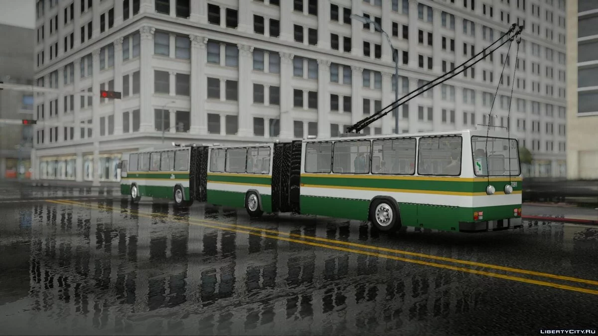 RATB #7091 Articulated Trolleybus / GTA San Andreas