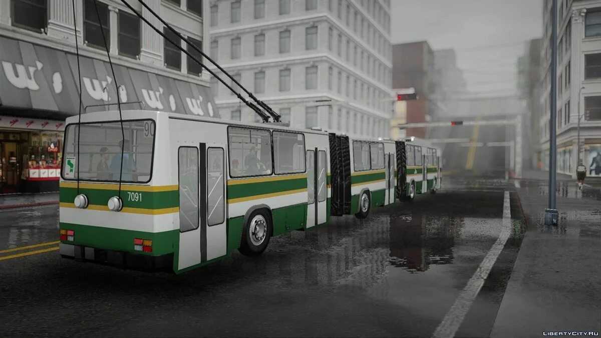 RATB #7091 Articulated Trolleybus / GTA San Andreas