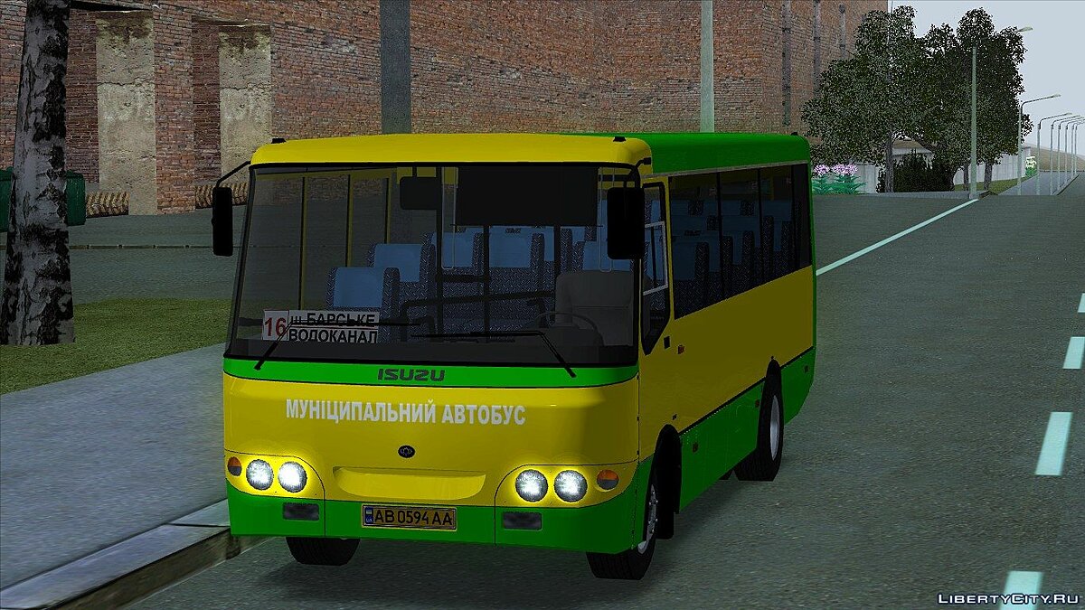 Download ISUZU Municipal Bus M. Vinnytsya For GTA San Andreas