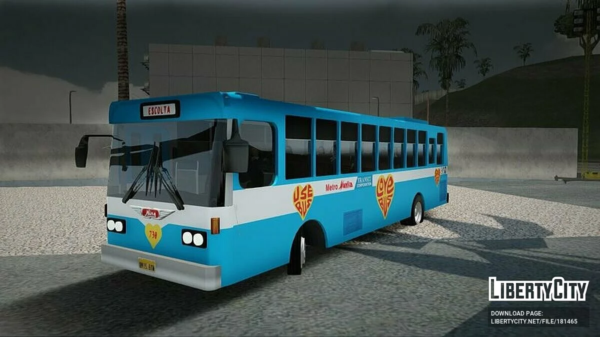 1976 Hino 1005 Love Bus / GTA San Andreas
