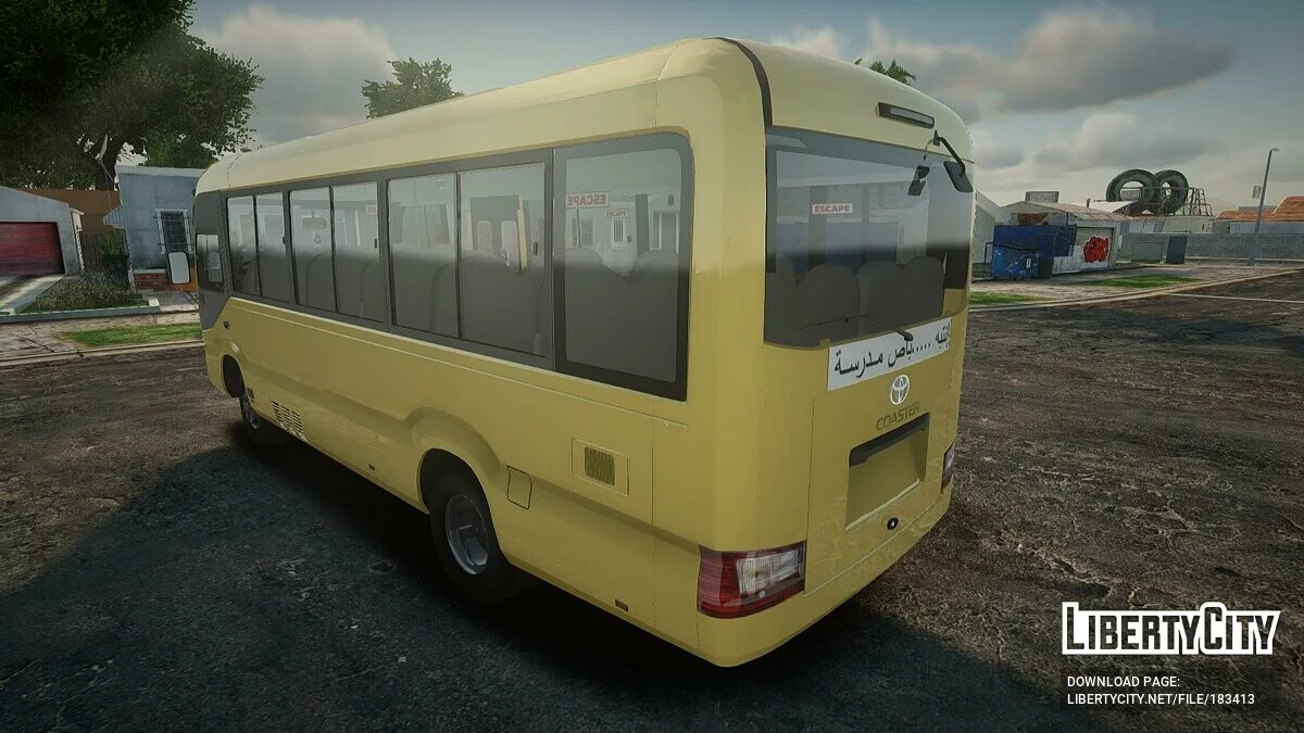 Toyota Coaster 2022 Iraq Bus / GTA San Andreas