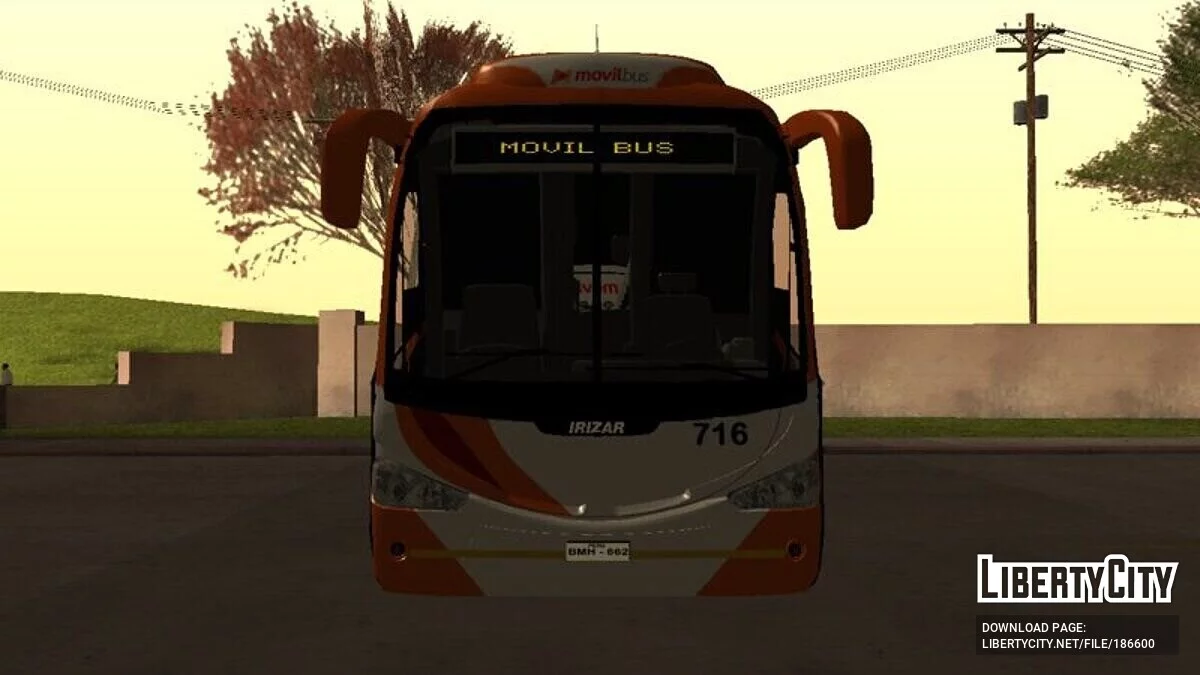 IRIZAR I6 3.90 - BUS GERAK / GTA San Andreas