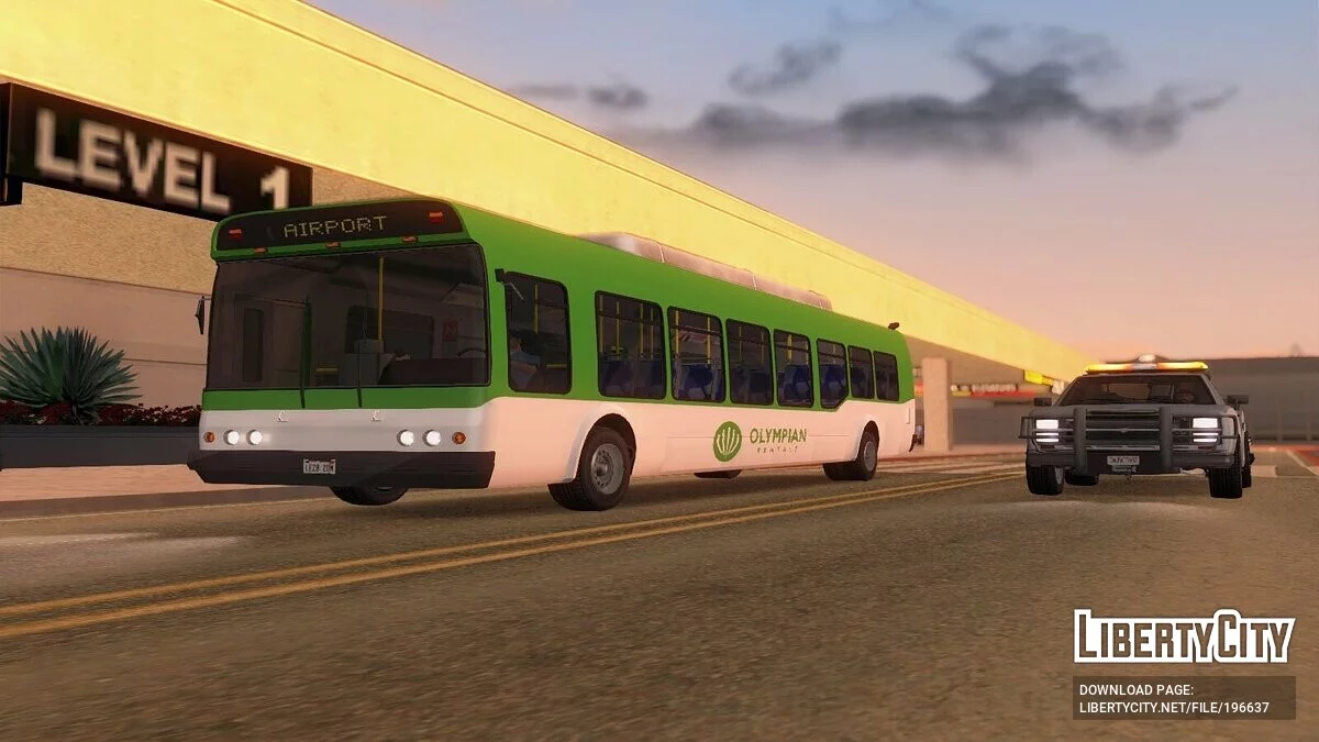 GTA 5/Online Bus Brute (Bus de l'aéroport) / GTA San Andreas