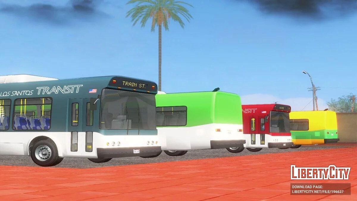 GTA 5/Online Bus Brute (Bus de l'aéroport) / GTA San Andreas