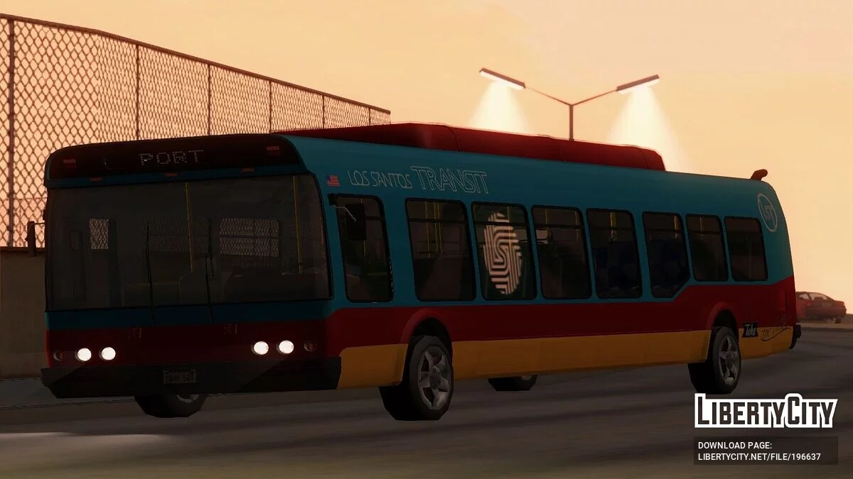 GTA 5/Online Bus Brute (Bus de l'aéroport) / GTA San Andreas
