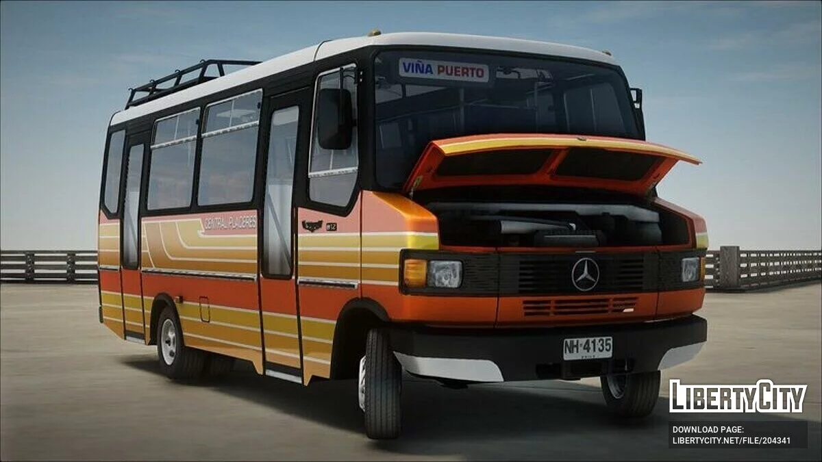 Metalpar Pucará de 1995 / Mercedes Benz LO-812 / GTA San Andreas