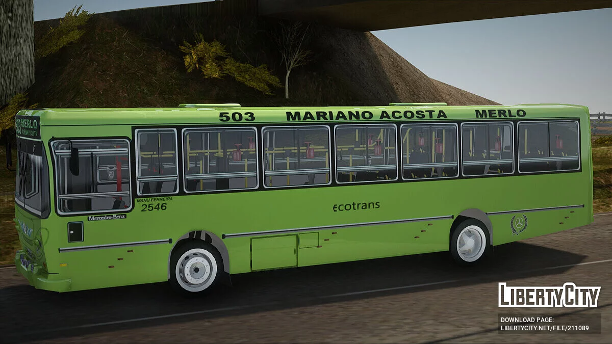 Bus La Favorita Ecotrans / GTA San Andreas