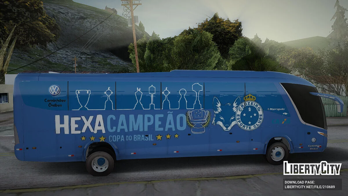 Marcopolo Paradiso 1200 G7 4X2 Do Cruzeiro / GTA San Andreas