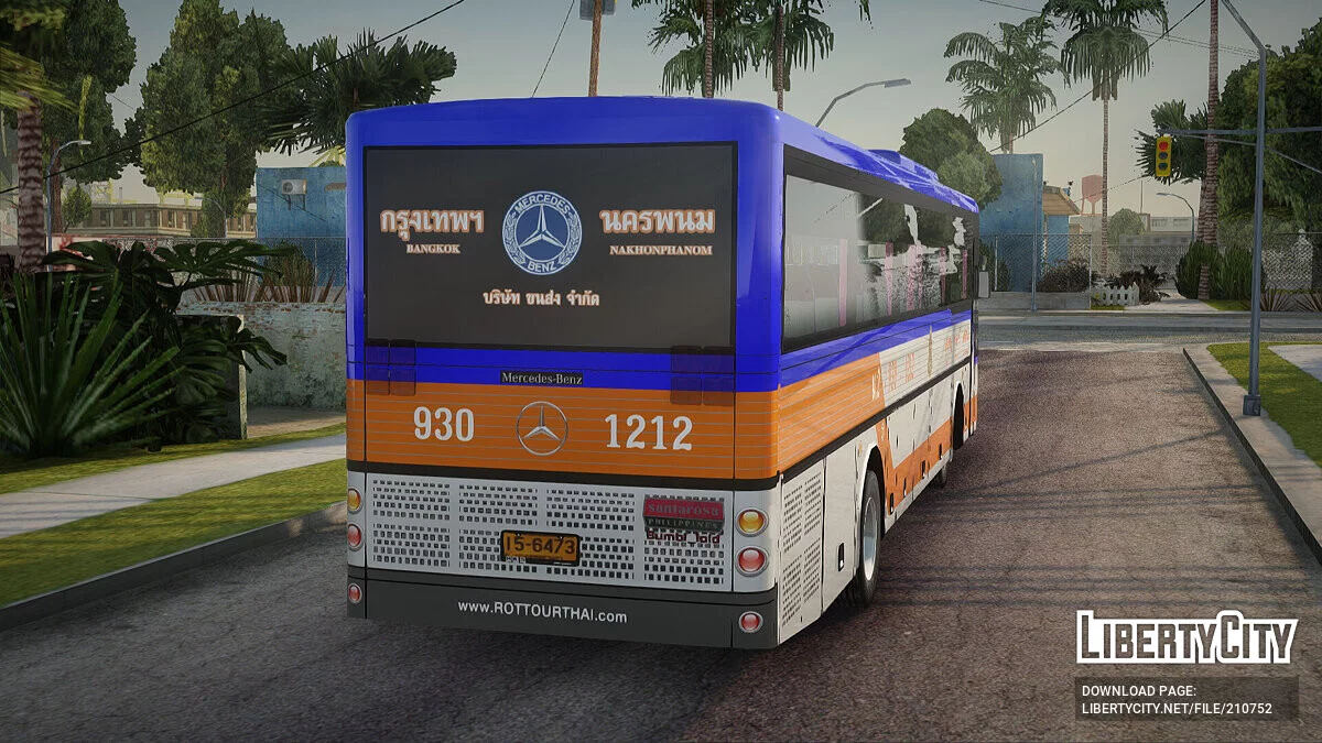 Autobus Mercedes-Benz Argentyna Tajlandia / GTA San Andreas
