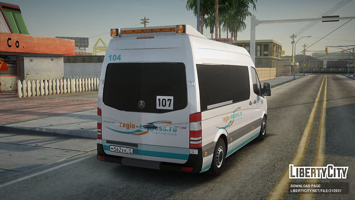 Mercedes-Benz Sprinter 311CDI Rеgio-Express / GTA San Andreas