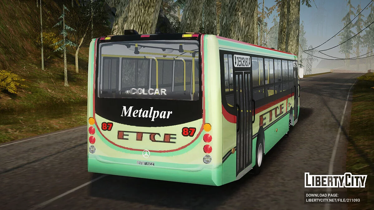 Metalpar Tronador 2 Puertas ETCE GTA Micros Arg / GTA San Andreas
