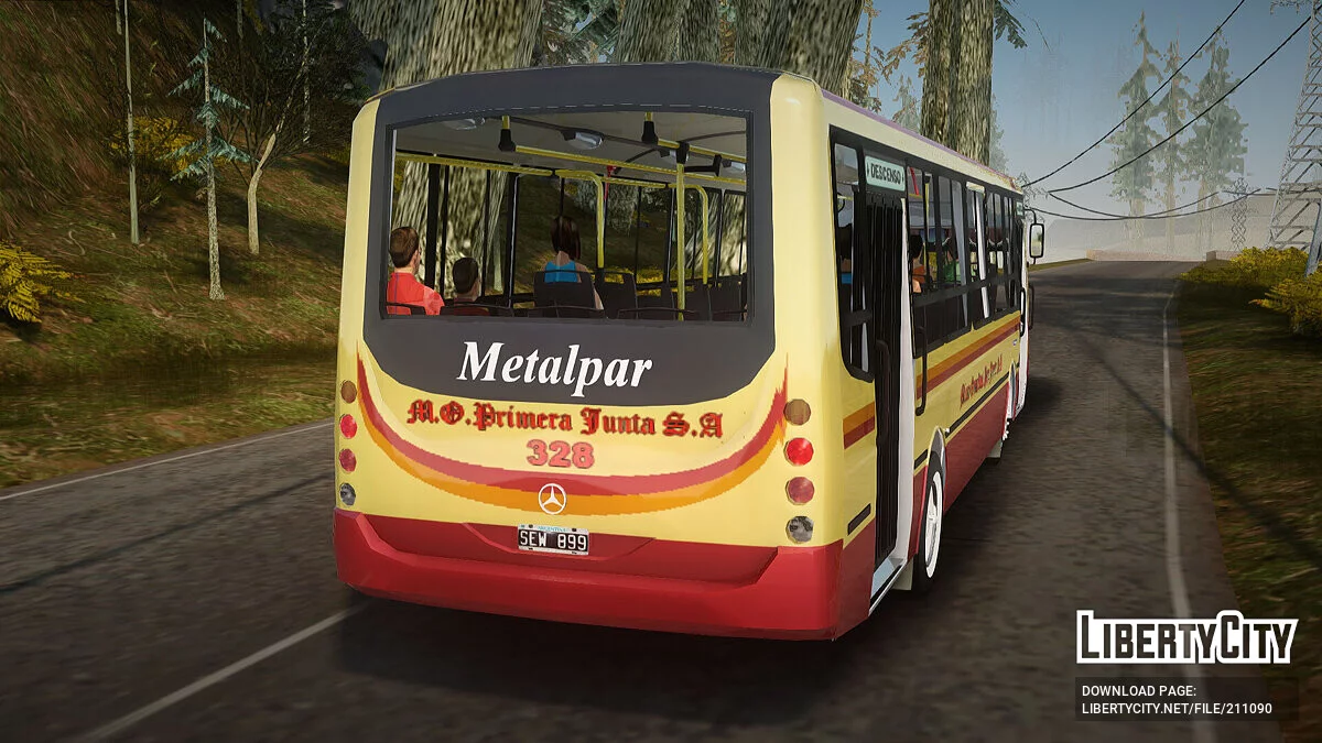 Metalpar Tronador 2 Puertas Linea 324 / GTA San Andreas