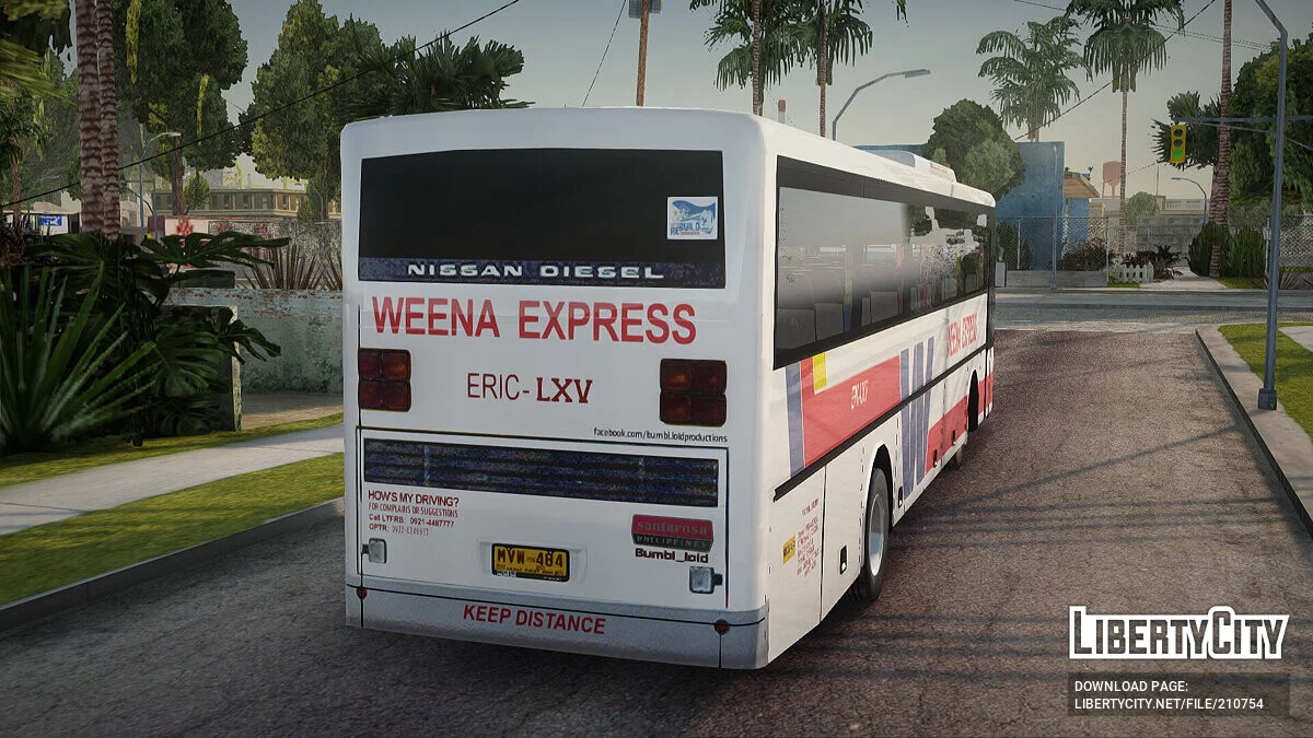 Nissan Diesel UD WEENA EXPRESS ERIC LXV / GTA San Andreas