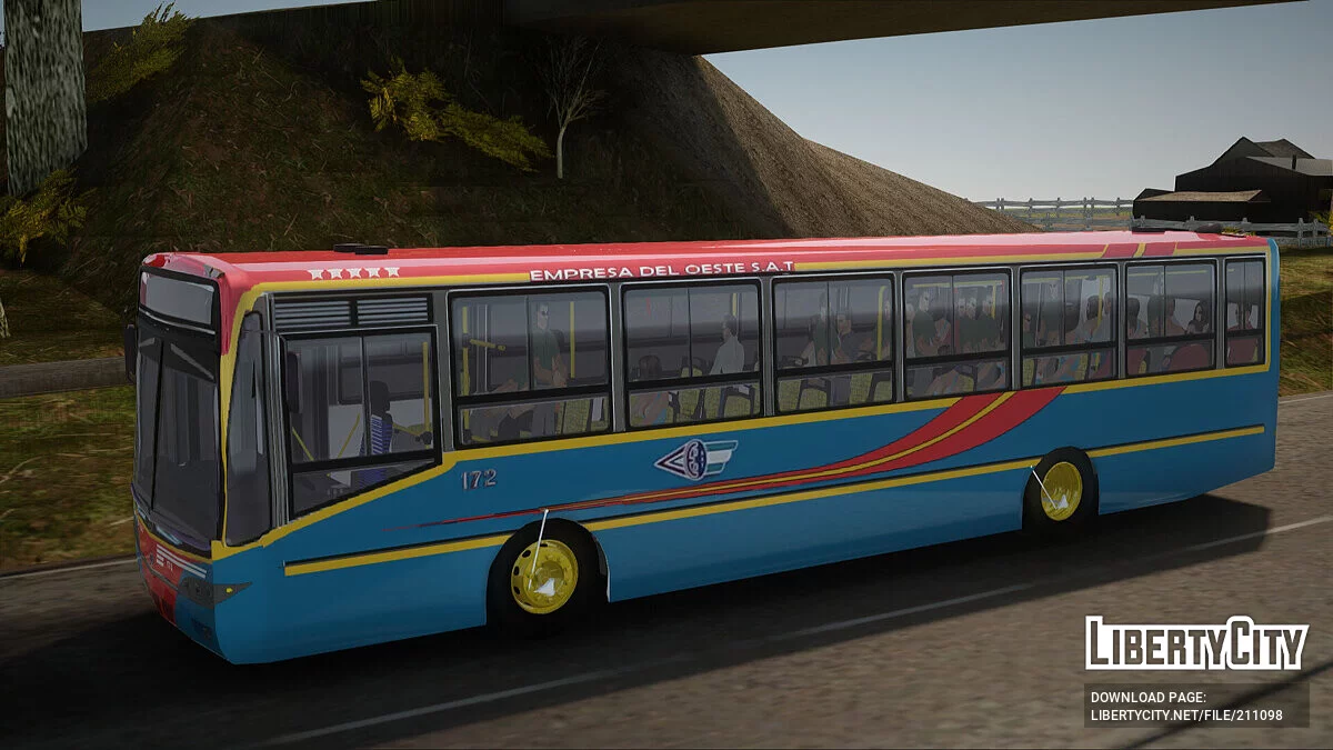 Nuovobus MB OF1418 Linea 302 / GTA San Andreas