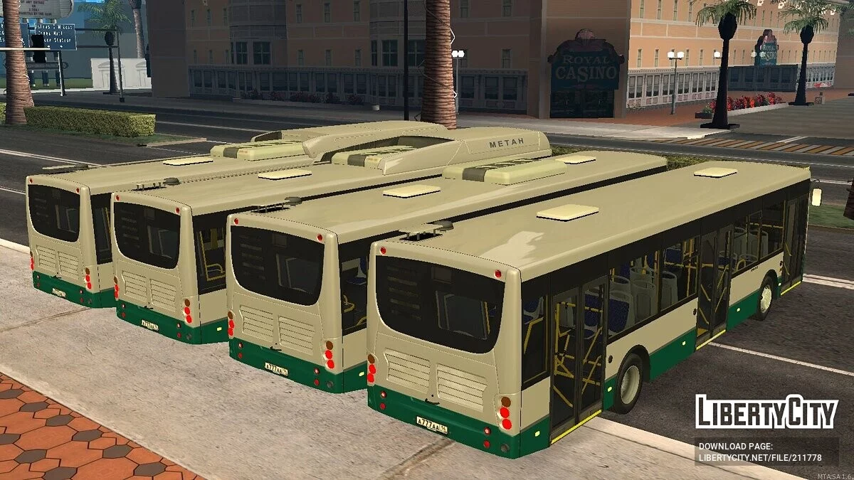 Volgabus Ситиритм 12 + CCD / GTA San Andreas