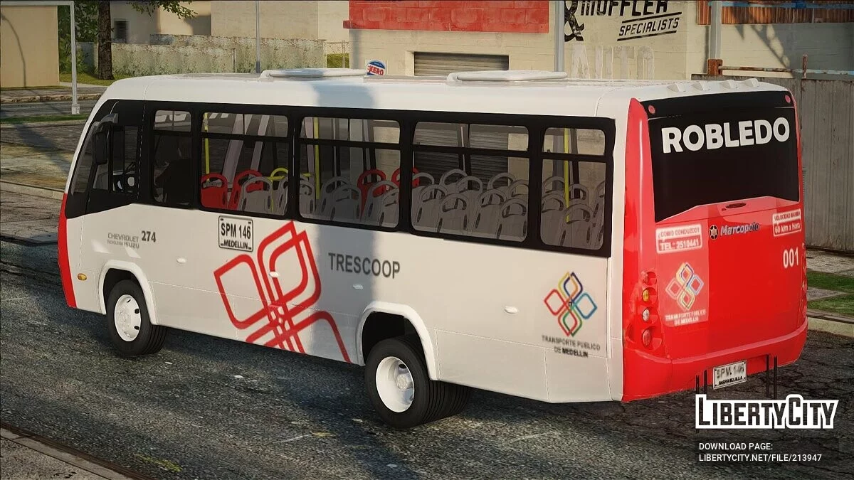 Micro-ônibus Chevrolet NQR Marcopolo / GTA San Andreas