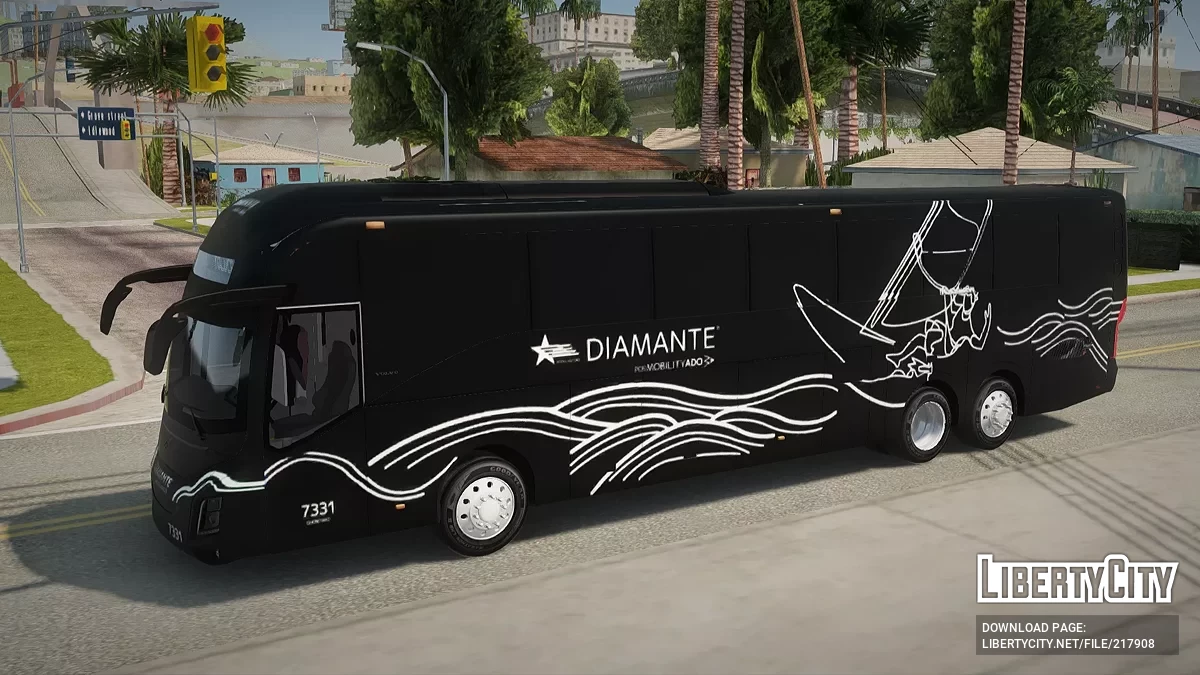 Estrella de oro Diamante Volvo 9800 / GTA San Andreas