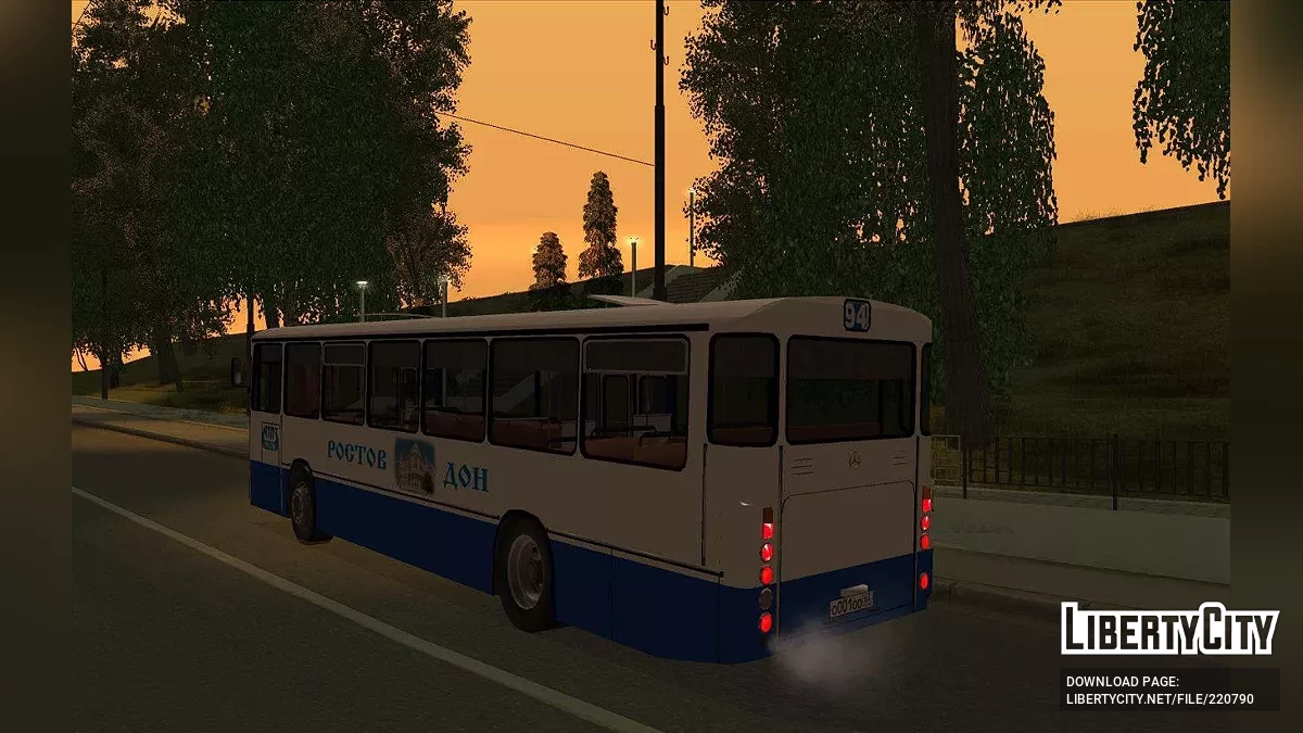 Mercedes-Benz O305 Rostov-na-Donu / GTA San Andreas