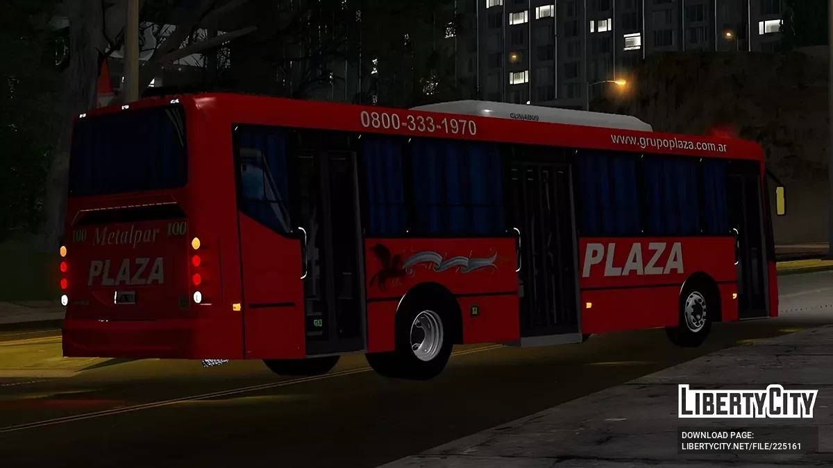 Grupo Plaza Metalpar Iguazú 1618 Interno 100 / GTA San Andreas