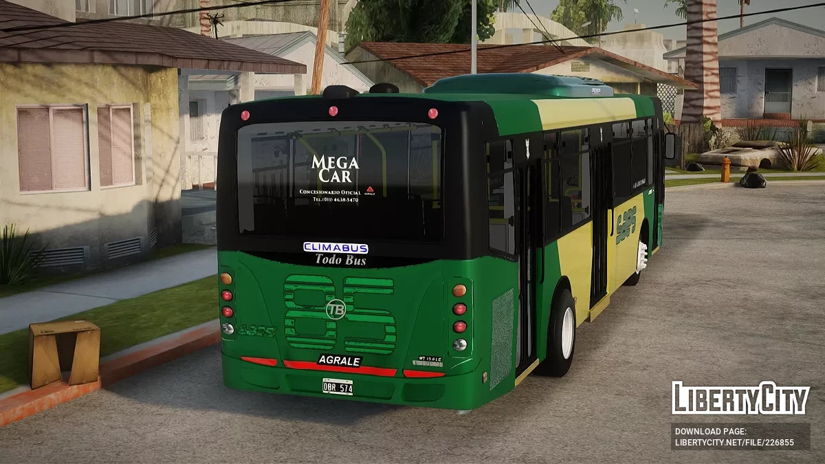 TodoBus Agrale MT15 Empresa Saes / GTA San Andreas