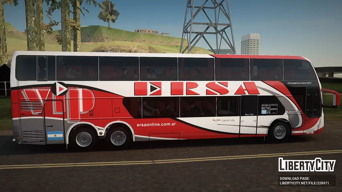 Busscar Panoramico DD Ersa / GTA San Andreas