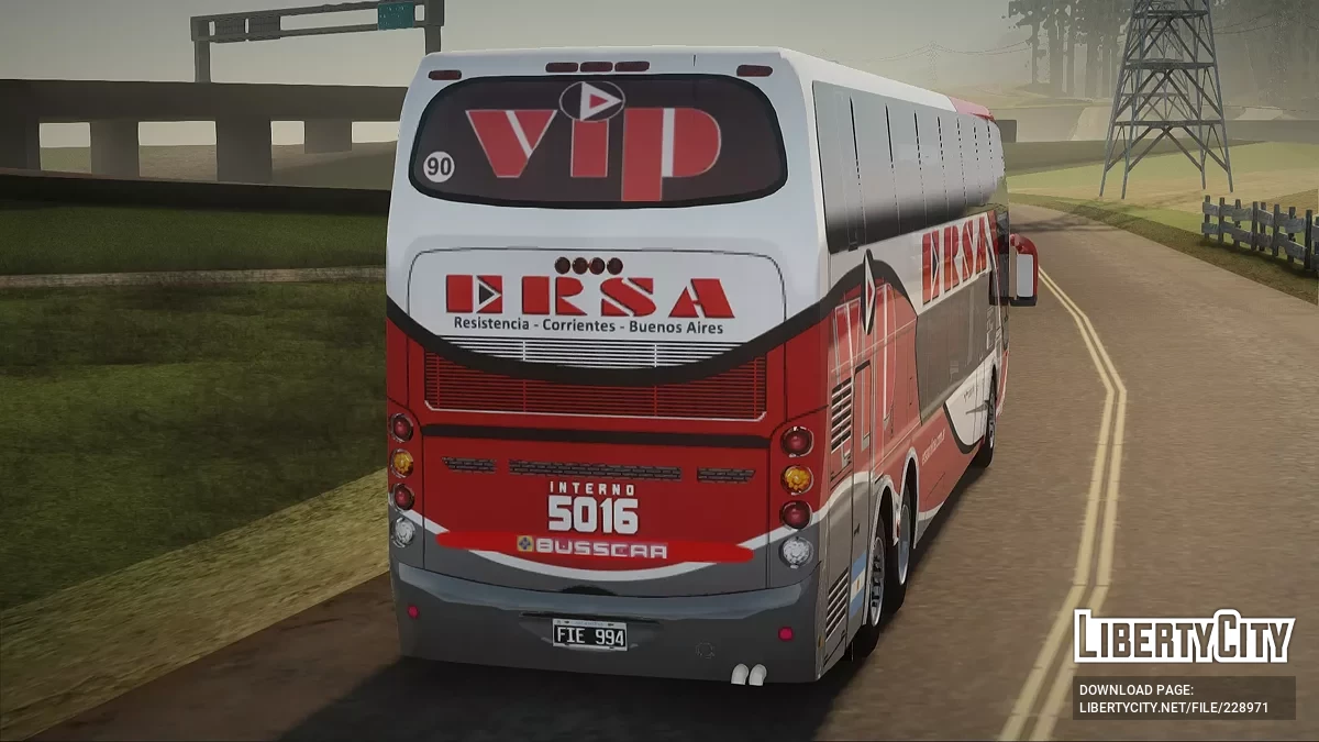 Busscar Panoramico DD Ersa / GTA San Andreas