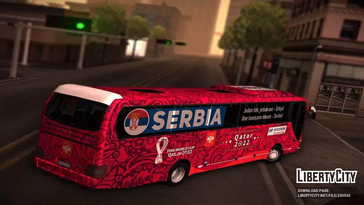 MAN Lion's Coach Serbian World Cup Bus 2022 / GTA San Andreas
