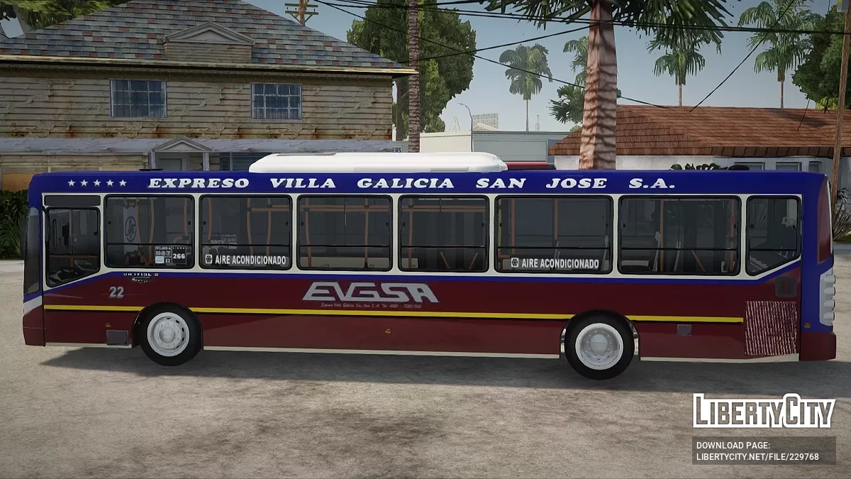 Metalpar Iguazu 2 Лінія 266 Внутрішній 22 / GTA San Andreas
