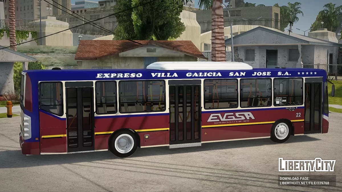 Metalpar Iguazu 2 Лінія 266 Внутрішній 22 / GTA San Andreas