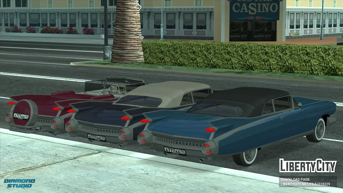 Кадилак Ельдорадо 1957-1959 + CCD / GTA San Andreas