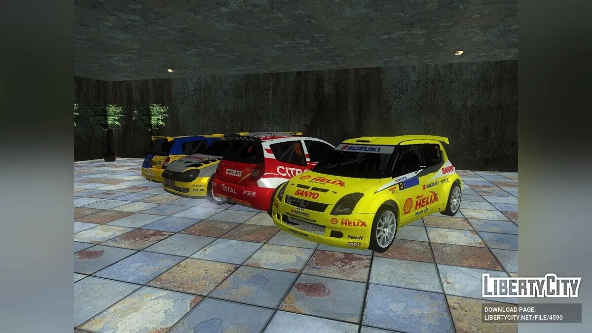 S1600 Rally Car Pack / جي تي إيه سان أندرياس